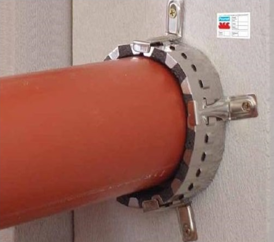 Přepážka požární manžetou Přepážka požární manžetou