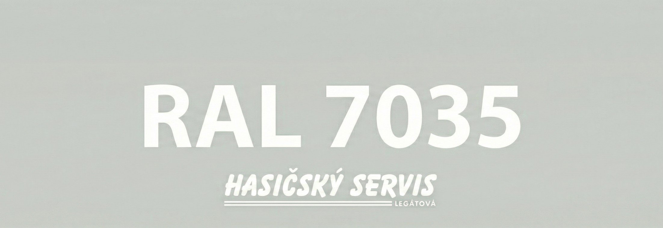 Barva RAL 7035 Světle šedá