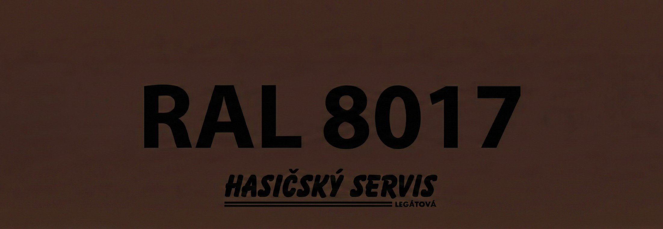 Barva RAL 8017 Čokoládová hnědá