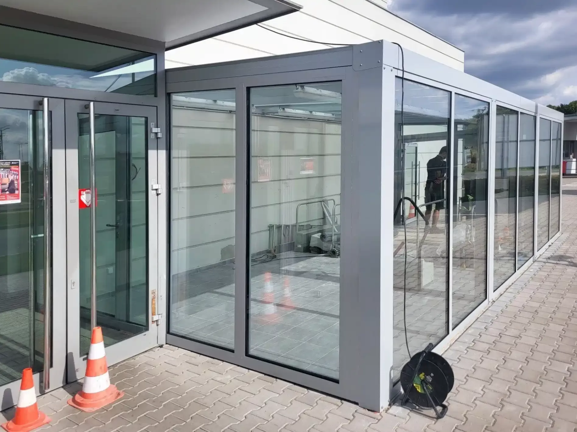 Protipožární stěna v Pardubicích